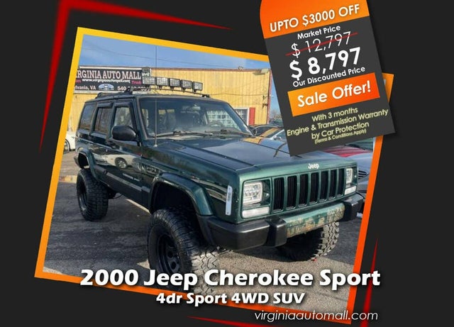 2000 Jeep Cherokee Sport 4-Door 4WD