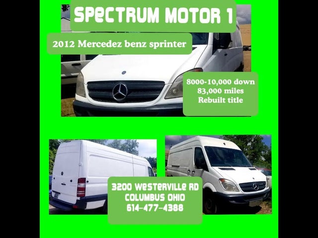 2012 Mercedes-Benz Sprinter Cargo 2500 170 High Roof Extended RWD