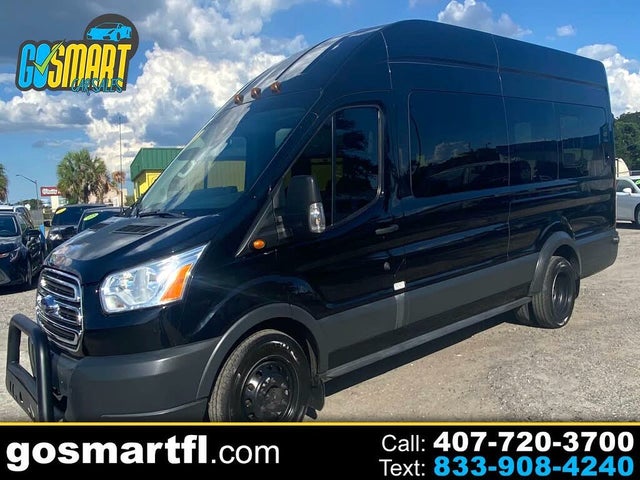 2017 Ford Transit Passenger 350 HD XLT Extended High Roof LWB DRW RWD with Sliding Passenger-Side Door