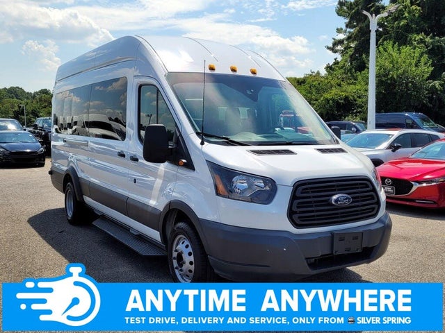 2018 Ford Transit Passenger 350 HD XL Extended High Roof LWB DRW RWD with Sliding Passenger-Side Door