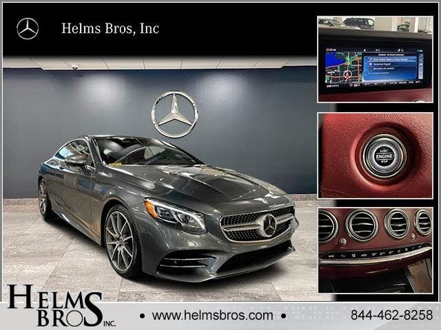 Used 21 Mercedes Benz S Class S 560 4matic Coupe Awd For Sale With Photos Cargurus