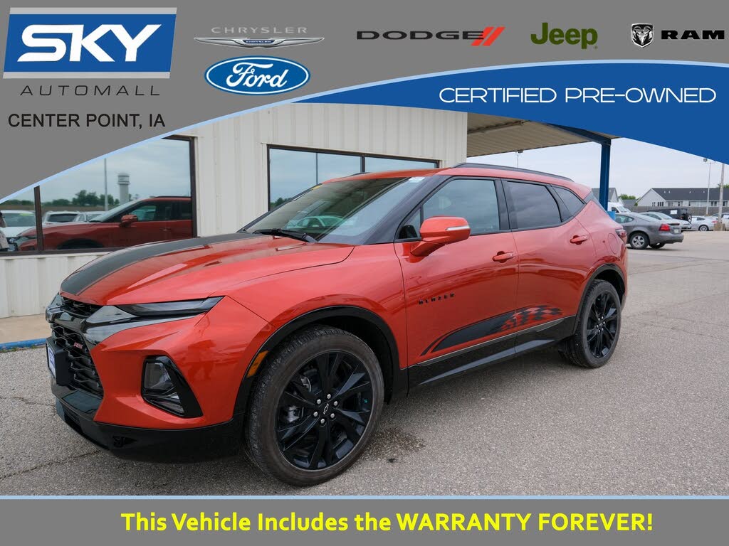 2021 chevrolet blazer rs white