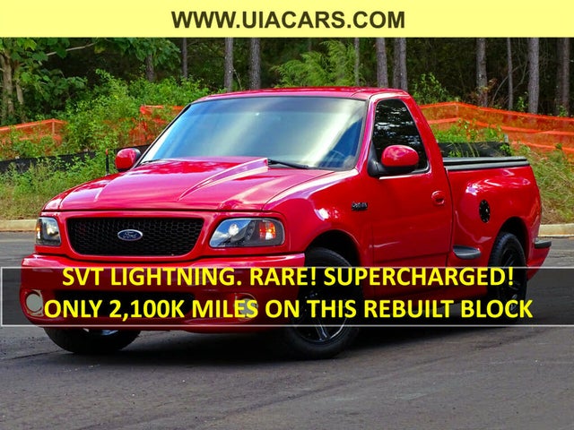 2001 Ford F-150 SVT Lightning 2 Dr Supercharged Standard Cab Stepside SB