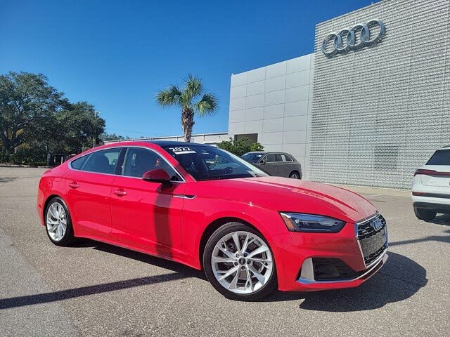 audi a5 red 2022