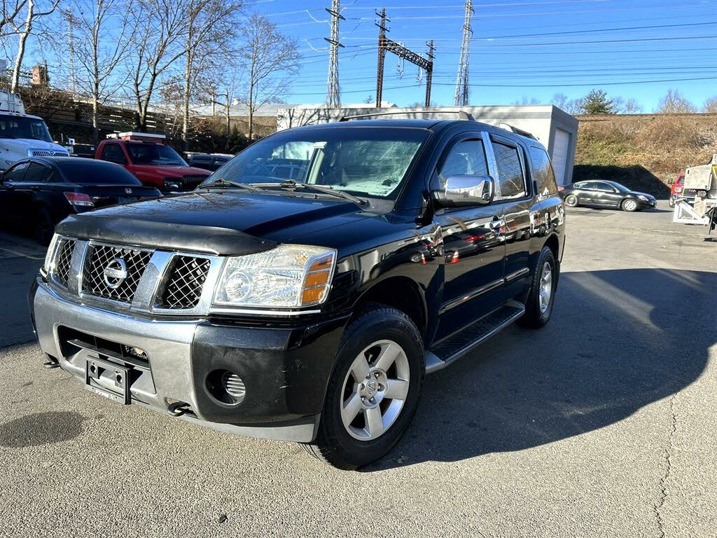 black 2004 nissan armada