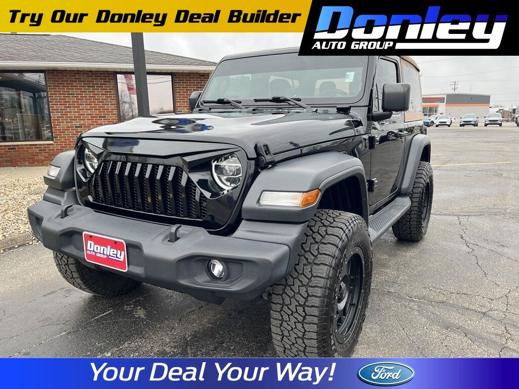 Used 2020 Jeep Wrangler Black and Tan 4WD for Sale (with Photos) - CarGurus