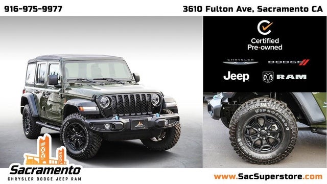 2023 Jeep Wrangler Unlimited 4xe 4x4 Willys 4WD