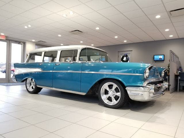 Blue 1957 Chevrolet