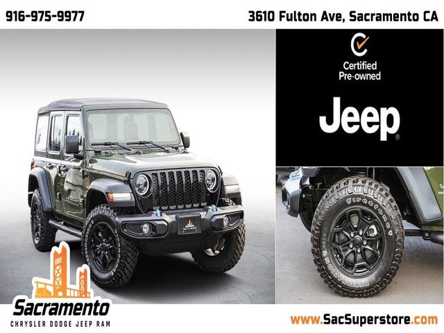 Used 2022 Jeep Wrangler Unlimited 4xe for Sale in California (with Photos)  - CarGurus