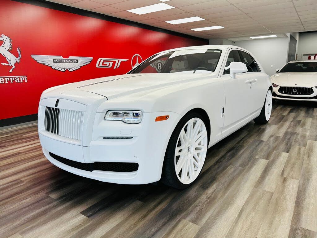 All White Rolls Royce Wraith Sitting on Forgiatos by EuroCar
