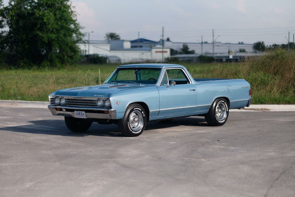 Blue 1967 Chevrolet El Camino