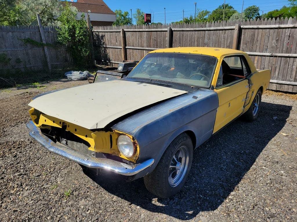 Yellow 1966 Ford Mustang Coupe RWD, Image 0
