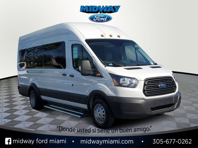 2019 Ford Transit Passenger 350 HD XL Extended High Roof LWB DRW RWD with Sliding Passenger-Side Door