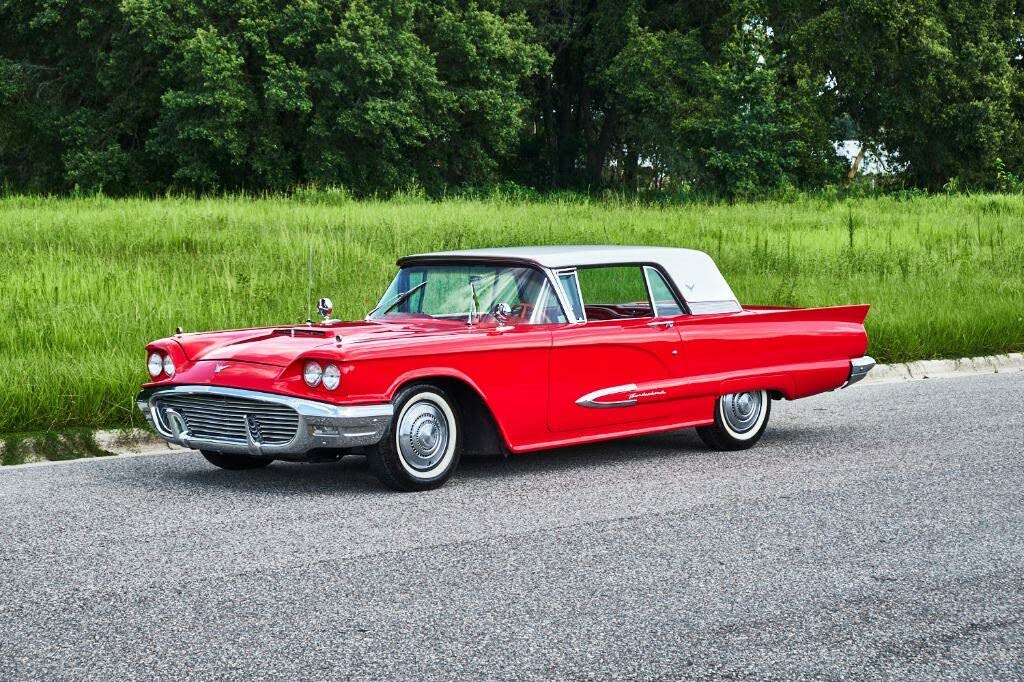 Red 1959 Ford Thunderbird, Image 0