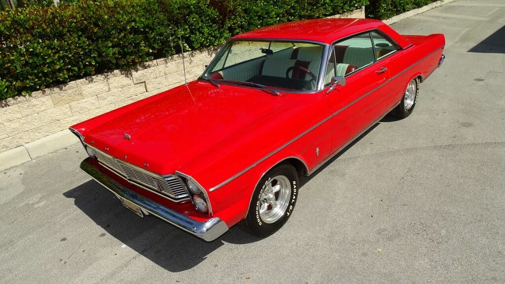 Red 1965 Ford
