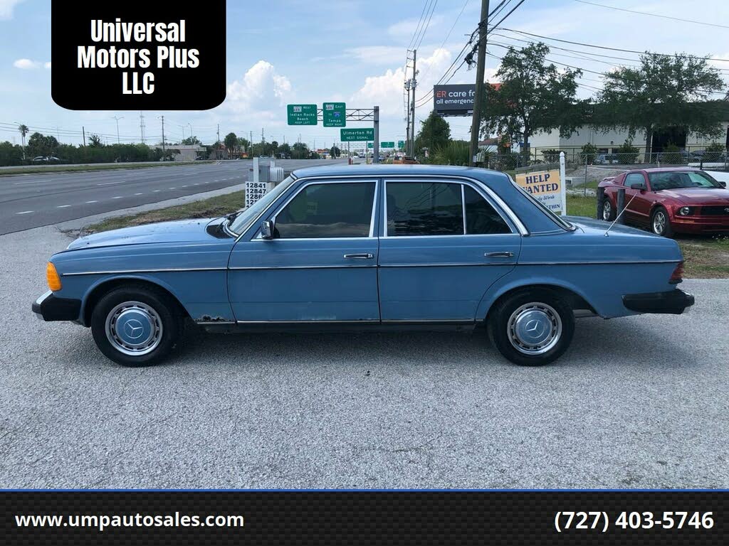Blue 1980 Mercedes-Benz 240, Image 0