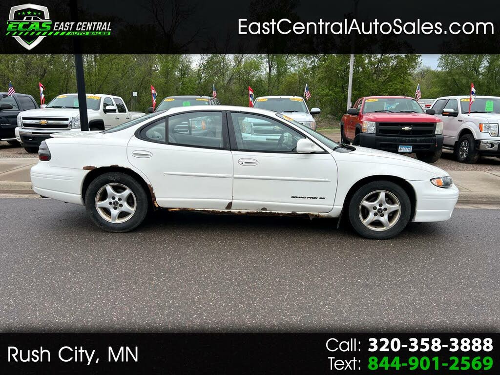 1999 Pontiac Grand Prix GT White 4 door