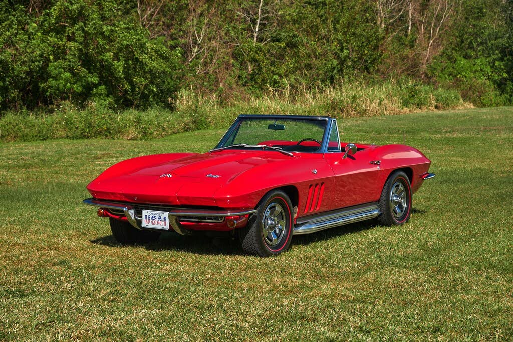 Red 1966 Chevrolet Corvette Sting Ray Convertible RWD