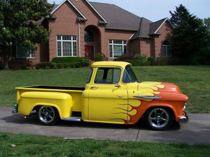 Yellow 1957 Chevrolet