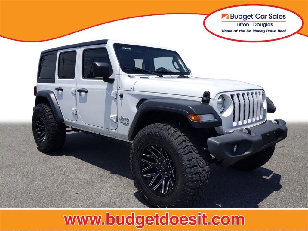 White 2020 Jeep Wrangler Unlimited Sport S 4WD