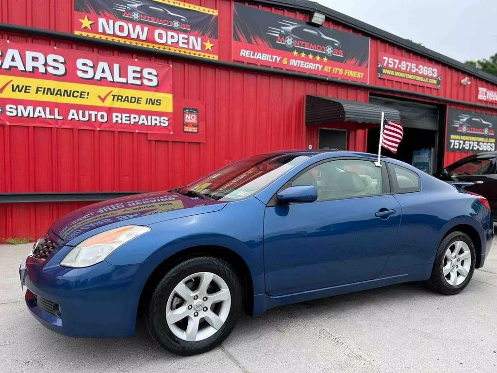 2008 nissan altima coupe blue