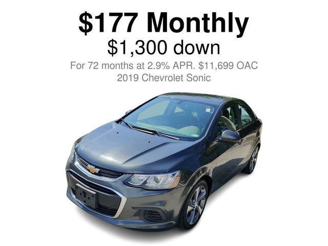 2019 Chevrolet Sonic Premier Sedan FWD