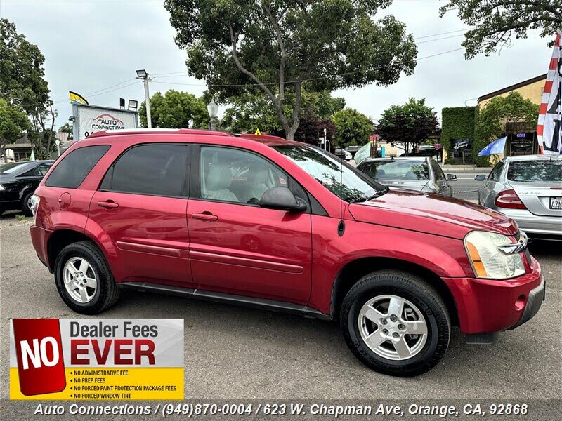 red 2005 chevy equinox