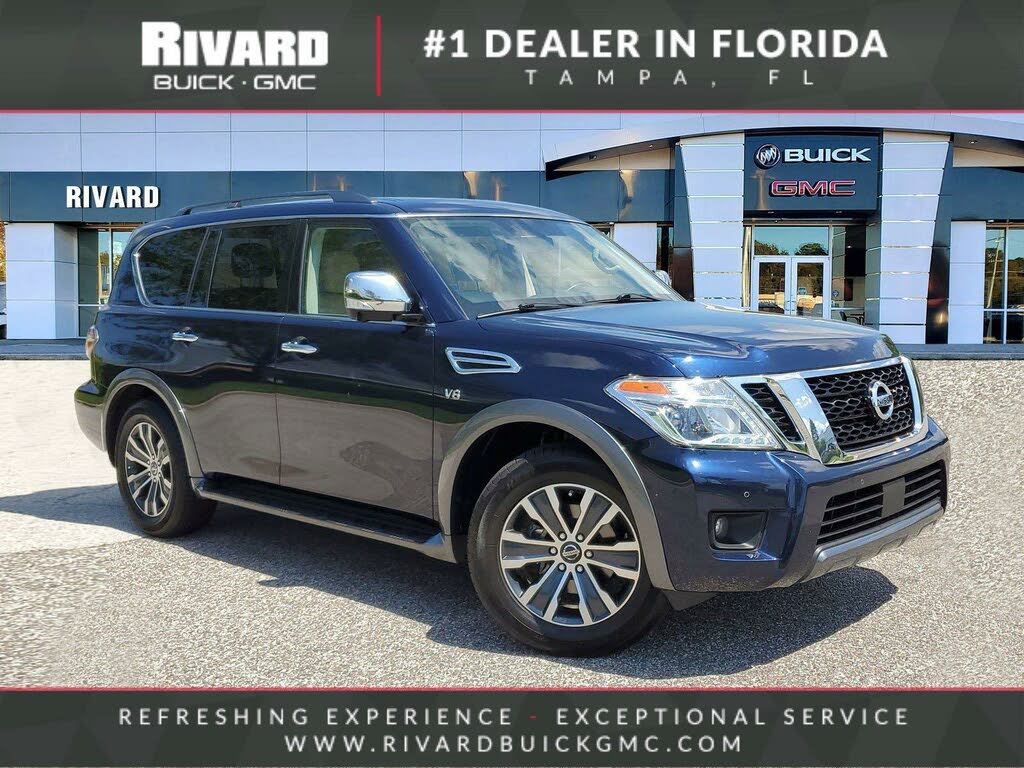 blue nissan armada 2019