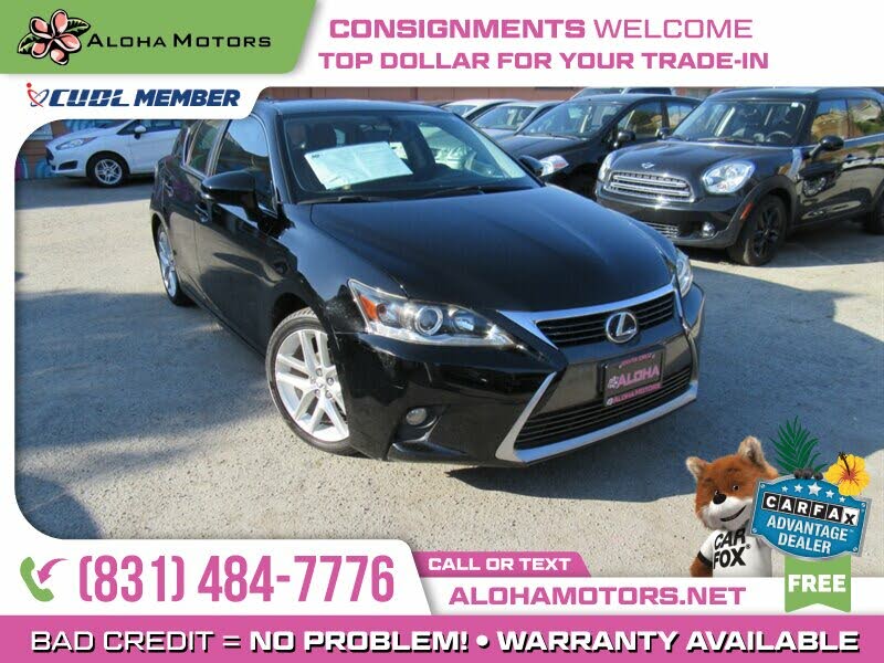 Used Lexus CT Hybrid for Sale in Santa Cruz CA CarGurus