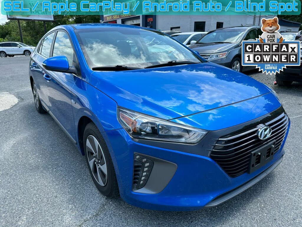 Blue 2017 Hyundai Ioniq SEL Hatchback FWD
