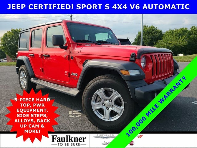 2018 Jeep Wrangler Unlimited Sport S 4WD