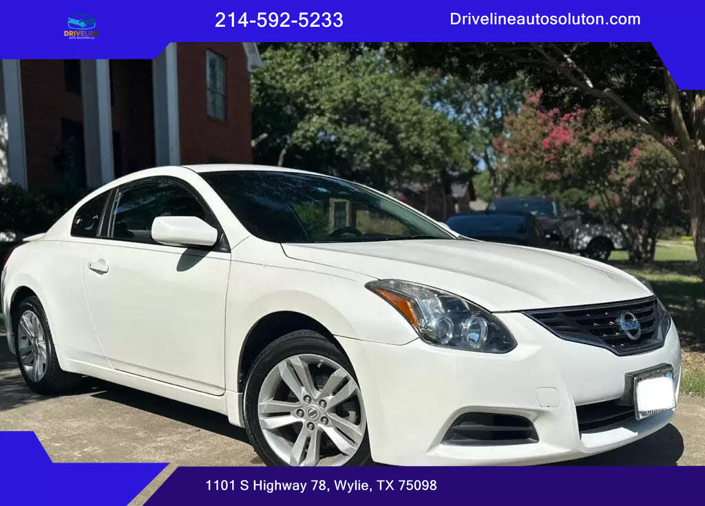 white nissan altima coupe for sale