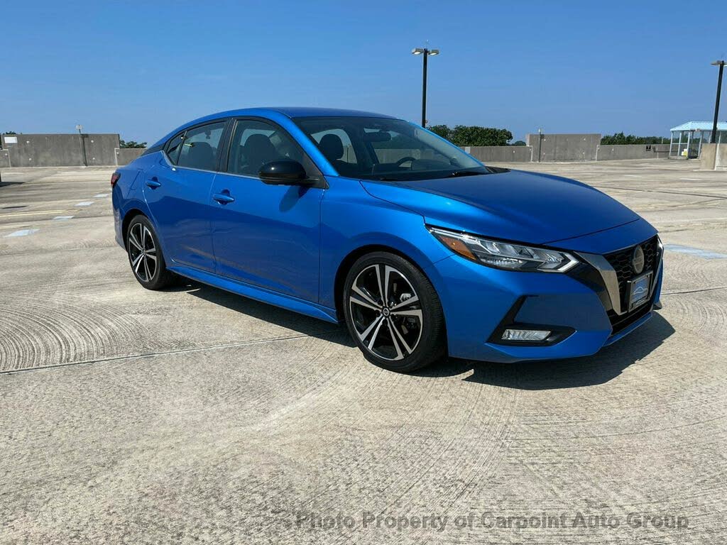 2020 nissan sentra sr electric blue