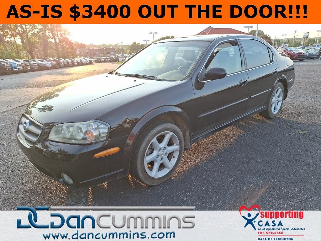 2002 nissan maxima black