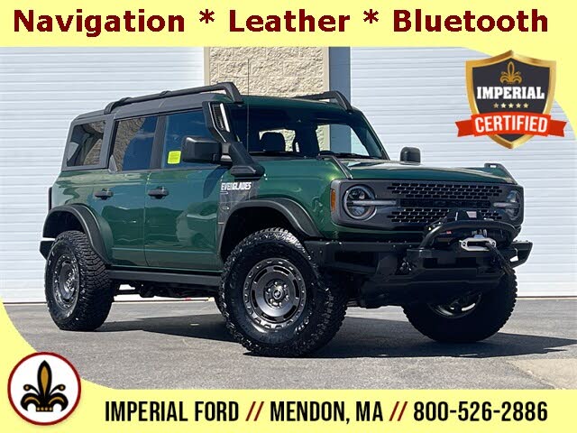 Used 2022 Ford Bronco Everglades Advanced 4WD for Sale in Massachusetts -  CarGurus