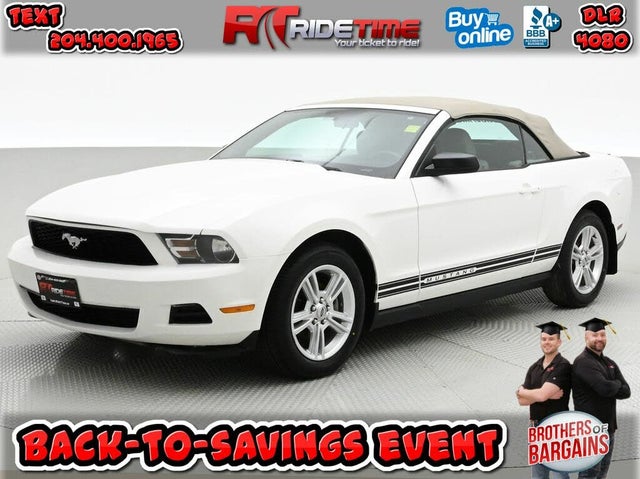 2010 Ford Mustang Convertible RWD with Pony Package