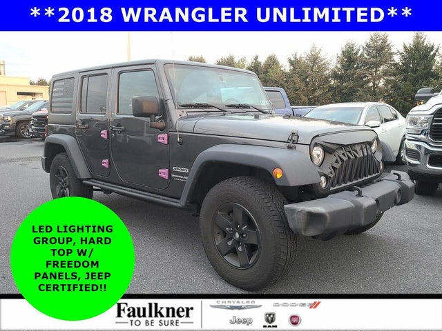 2018 Jeep Wrangler JK Unlimited Sport S 4WD