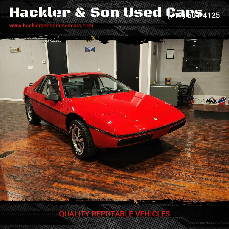 Used 1987 Pontiac Fiero for Sale (with Photos) - CarGurus