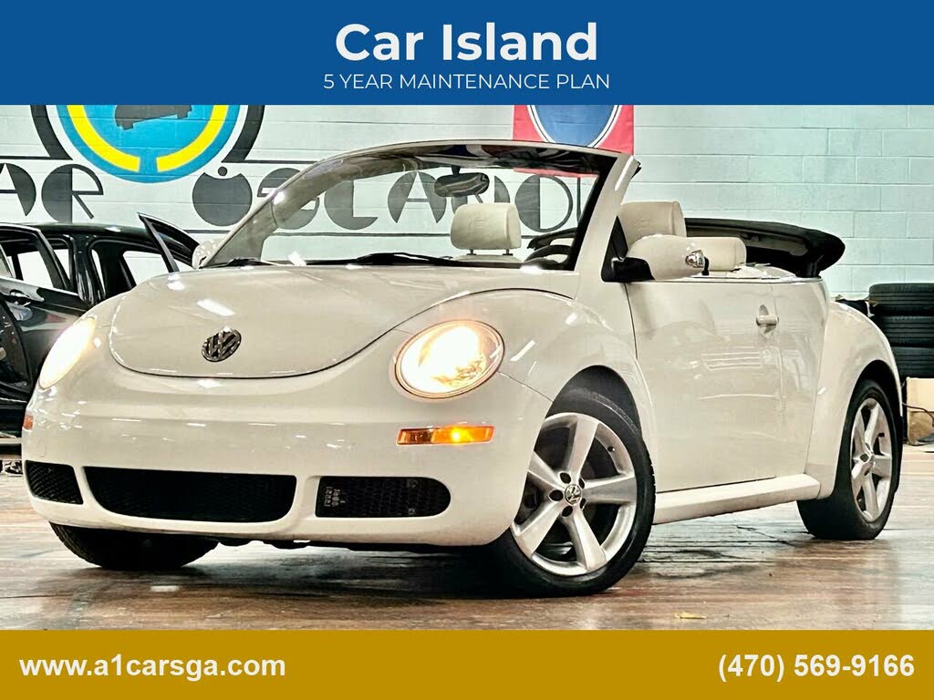 2007 volkswagen new beetle convertible triple white for sale