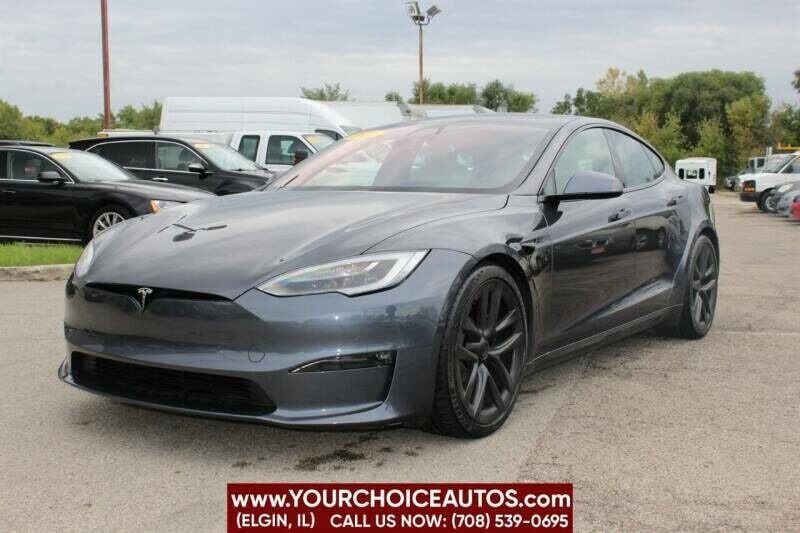 Used 2021 Tesla Model S Plaid Sedan Autopilot! Matte Gray Wrap! Vossen  Hybrid Forged Wheels! For Sale (Special Pricing)