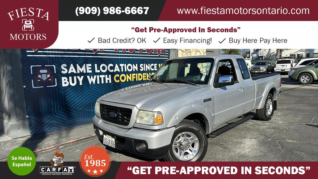 2008 Red Ford Ranger FX4 Off-Road XCab 4 Dr 4x4