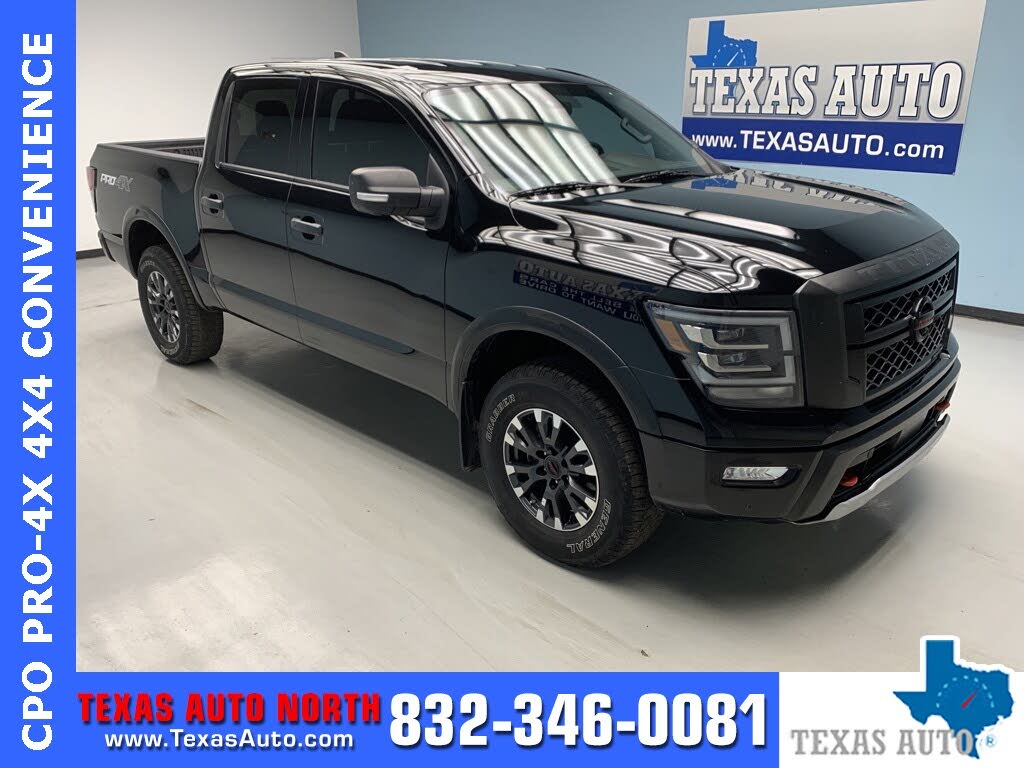 Used nissan titan sales pro 4x4 for sale