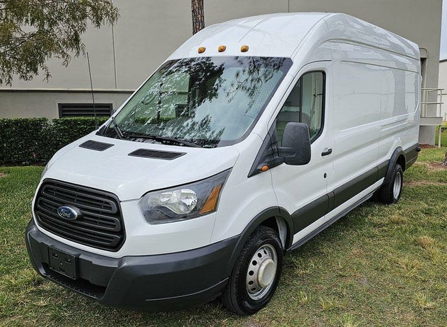2015 Ford Transit Cargo 350 HD 3dr LWB High Roof Extended DRW with Sliding Passenger Side Door and 9950 Lb. GVWR