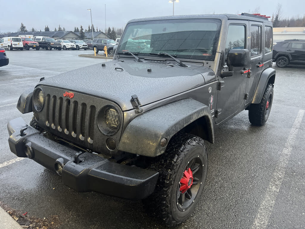 2014 Jeep Wrangler JK Unlimited Rubicon Hard Rock Granite Crystal for Sale!