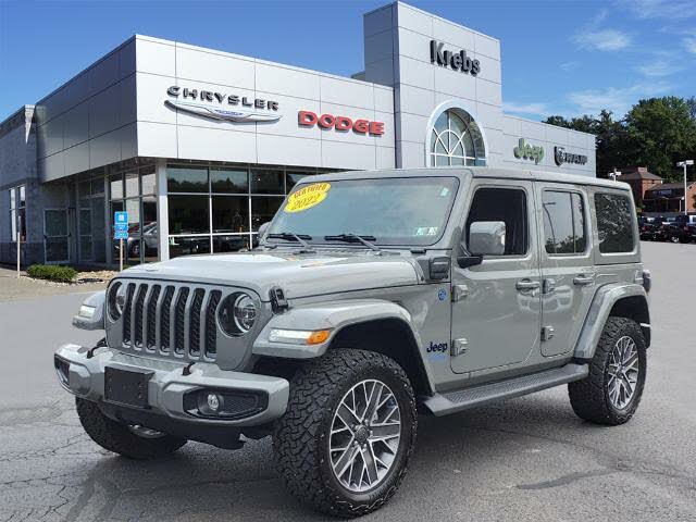 Pre-Owned 2022 Jeep Wrangler 4xe Unlimited Rubicon Sport Utility in Afton  #NF977A