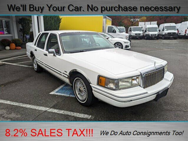 Used 1992 Lincoln Town Car Cartier for Sale in Bellingham WA