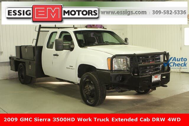 2009 GMC Sierra 3500HD Chassis Work Truck Extended Cab 4WD