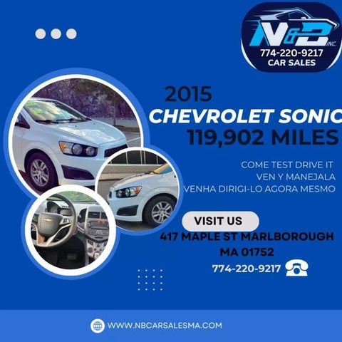 2015 Chevrolet Sonic LT Sedan FWD