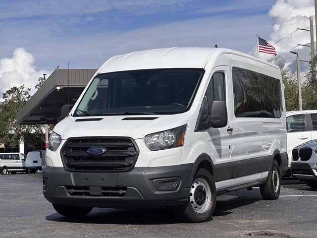 2020 Ford Transit Passenger 350 XL Medium Roof LWB RWD with Sliding Passenger-Side Door