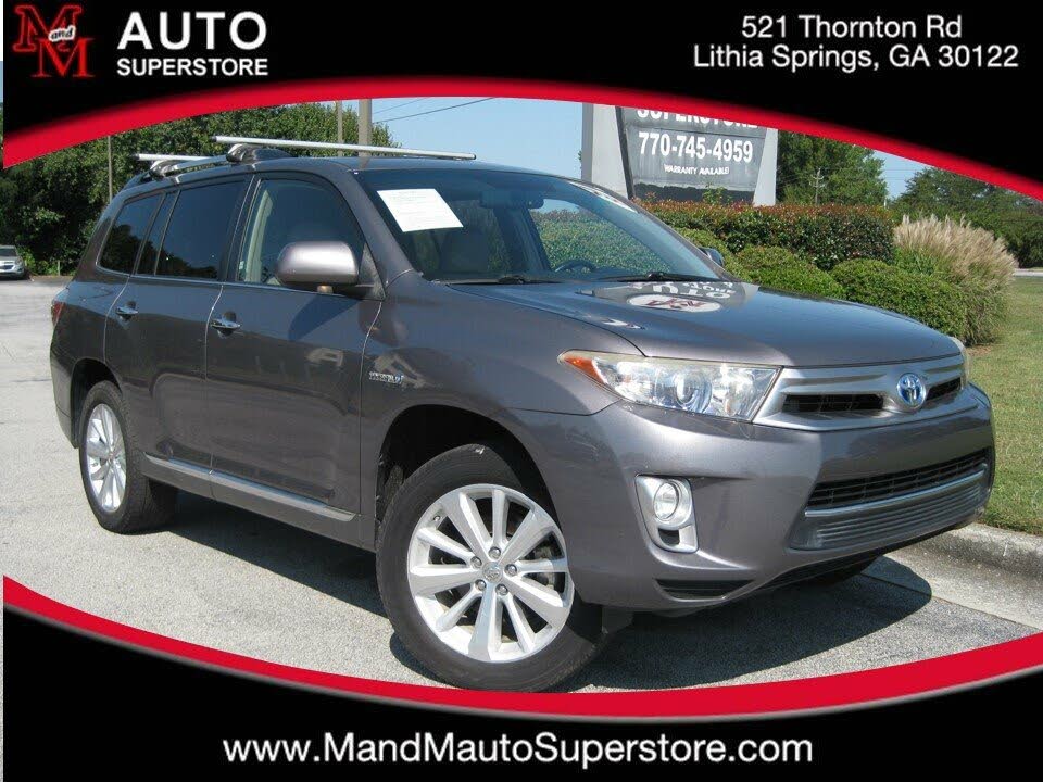 2012 toyota highlander hybrid for sale